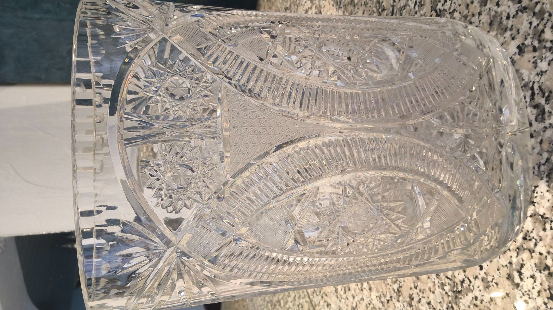 Vasi & Recipienti: Grosse Handgemachte echte Bleikristallvase – Usato da Steckborn venduto da JoBox 1
