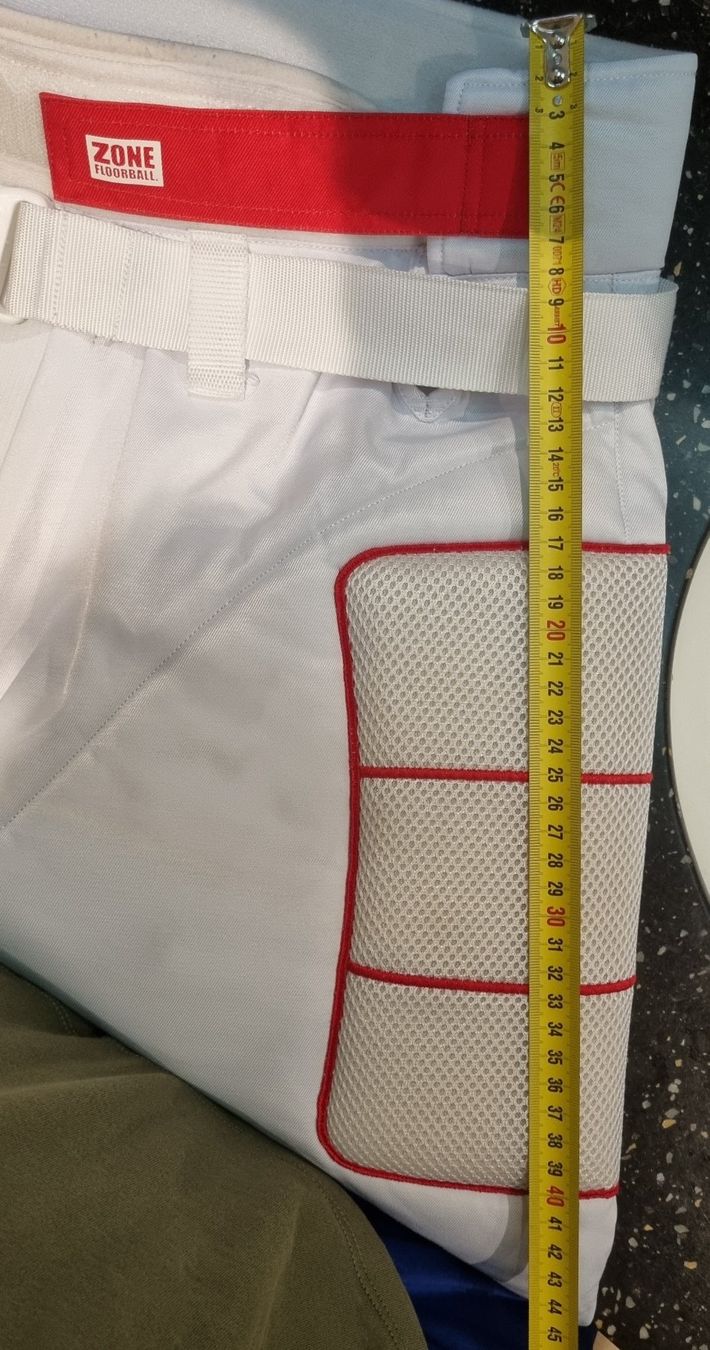 Pantaloni: Zone Goaliehose MONSTER weiss/rot – Nuovo (secondo la descrizione) da Hombrechtikon venduto da Sturz 3