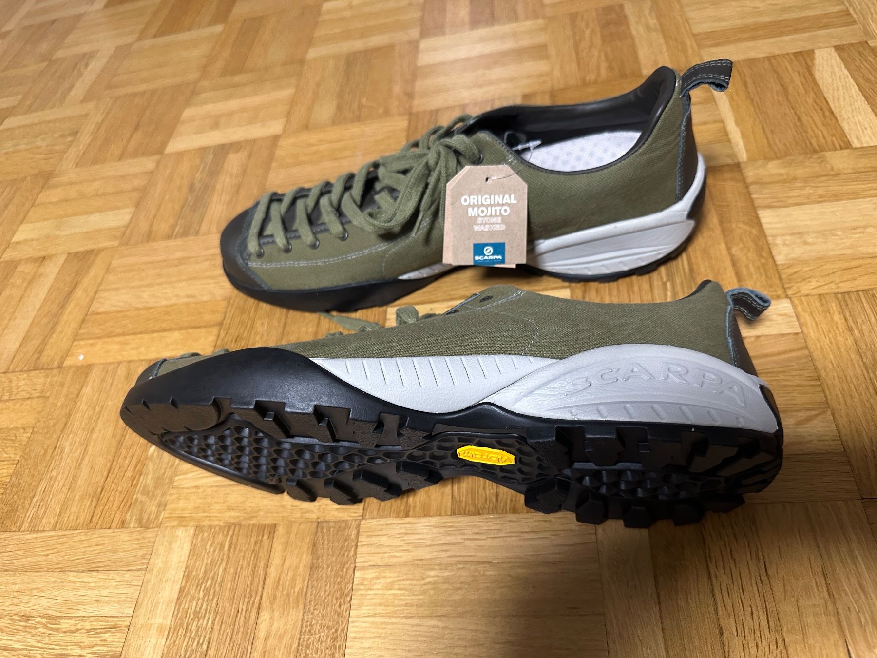 Scarpa Herrenschuhe: Scarpa Mojito Original SW, 44 1/2, olive – Neu und originalverpackt aus Neuchatel von feta_ze 1