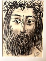 Pablo Picasso - Originale Vintage-Lithographie von 1961