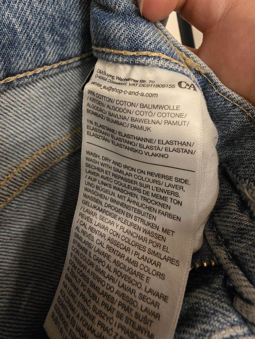 C&A Röcke: Maxi-Jeansrock in Hellblau, Gr.40  – Neu (gemäss Beschreibung) aus Klingnau von jazz065 3