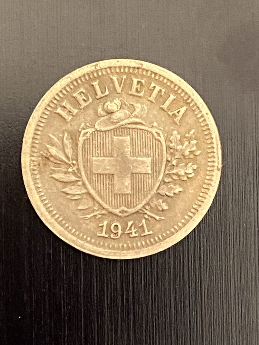 Tutti le monete: 1 centime suisse 1941 bronze  – Usato da Corsier-sur-Vevey venduto da Ginoarturo