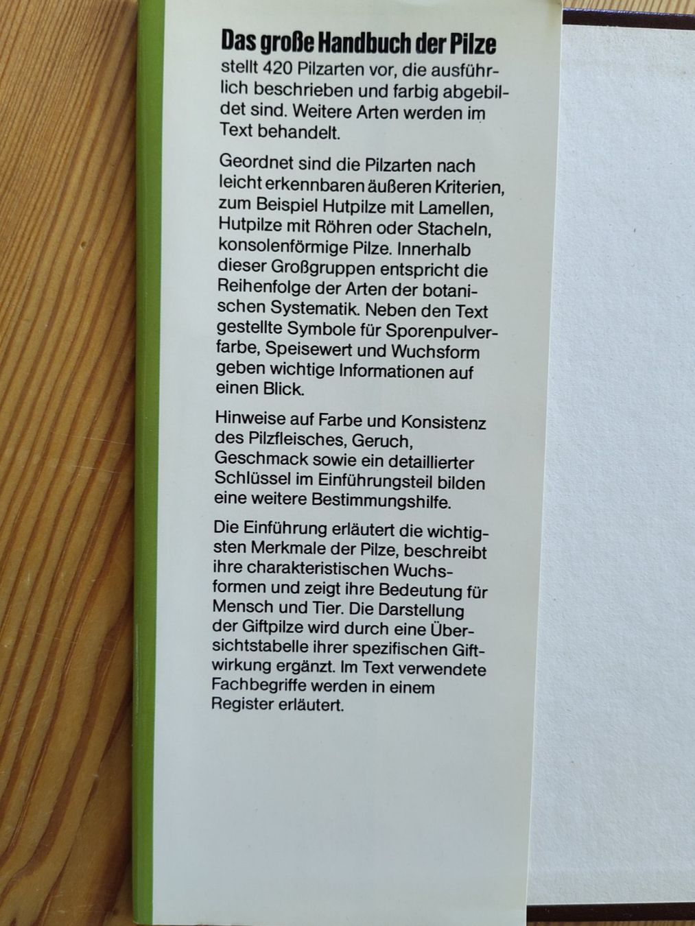 Bücher: Pilzführer "Das grosse Handbuch der Pilze" – Gebraucht aus Möhlin von MeisterHora 3