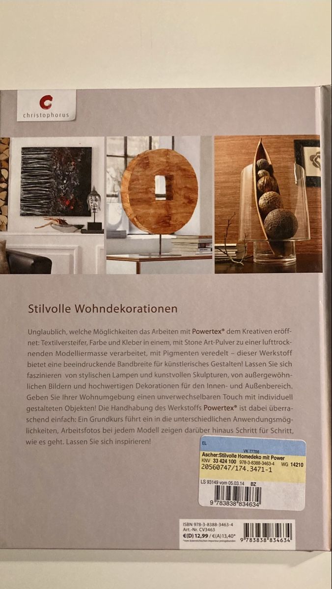 Libri: Stilvolle Homedeko mit Powertex – Nuovo (secondo la descrizione) da Läufelfingen venduto da petit-nicola 1