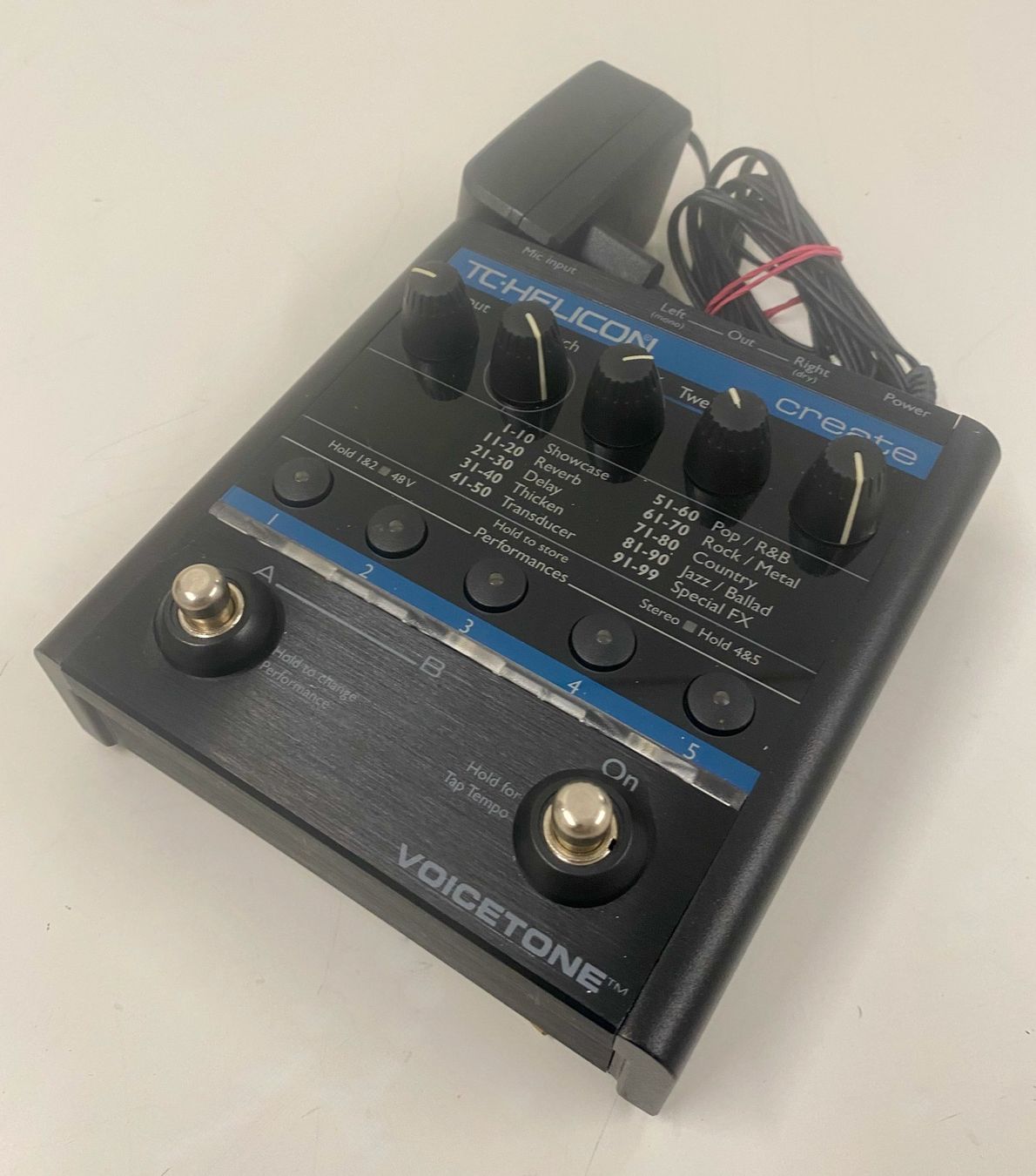TC Electronic Equalizzatori: TC VOICETONE HELICON CREATE Stimmprozessor – Nuovo (secondo la descrizione) da Dietikon venduto da Ilsru 2