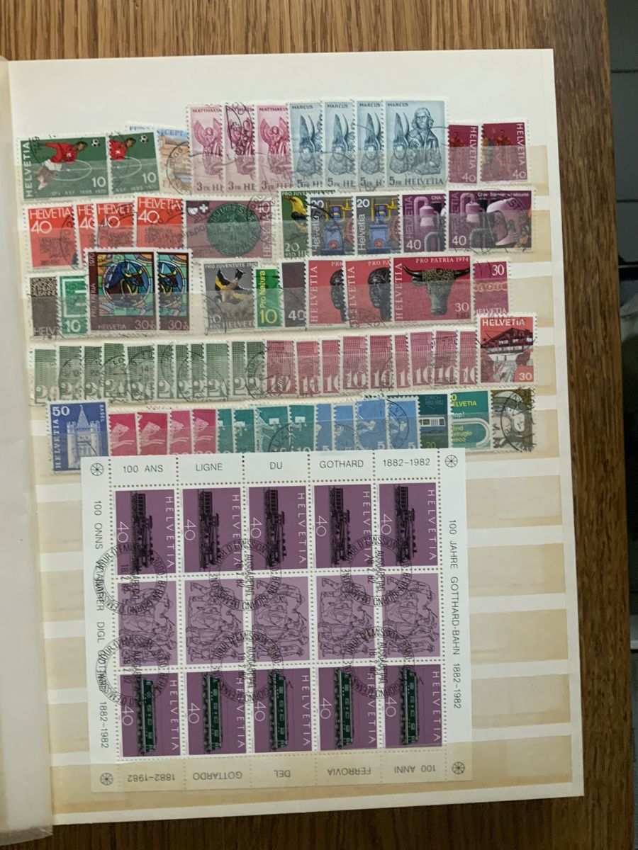Tutti i francobolli: Briefmarken Schweiz 6 Seiten – Usato da Binningen venduto da chr_cr5n 4