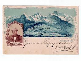 Schweiz, Ansichtskarte Jungfraubahn, 22.9.1898