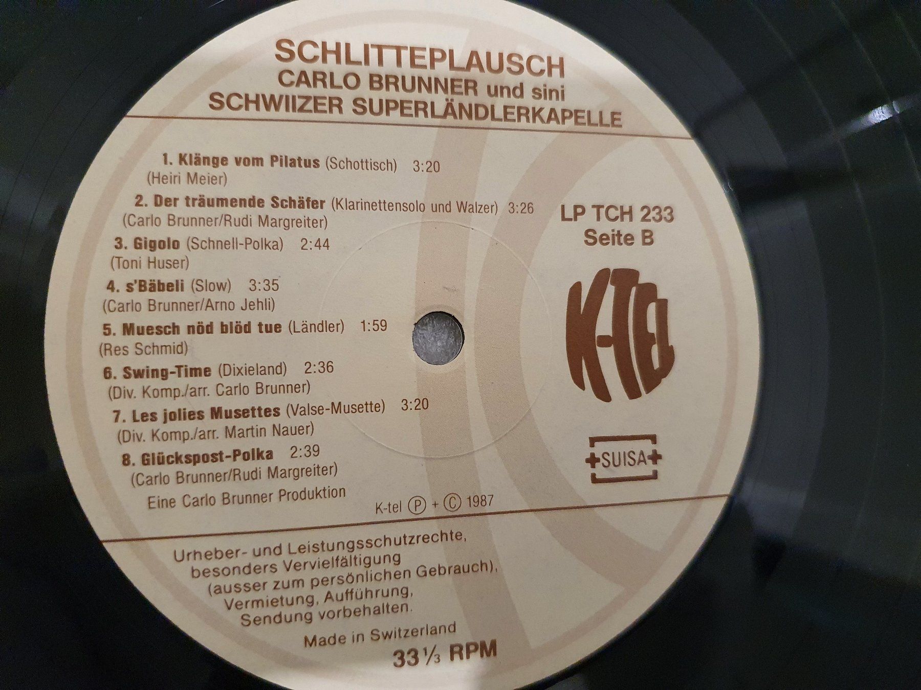 Dischi in vinile: Carlo Brunner – Irr + Eifach Eimalig! – Usato da Uster venduto da Vinyl-Leidenschaft 5