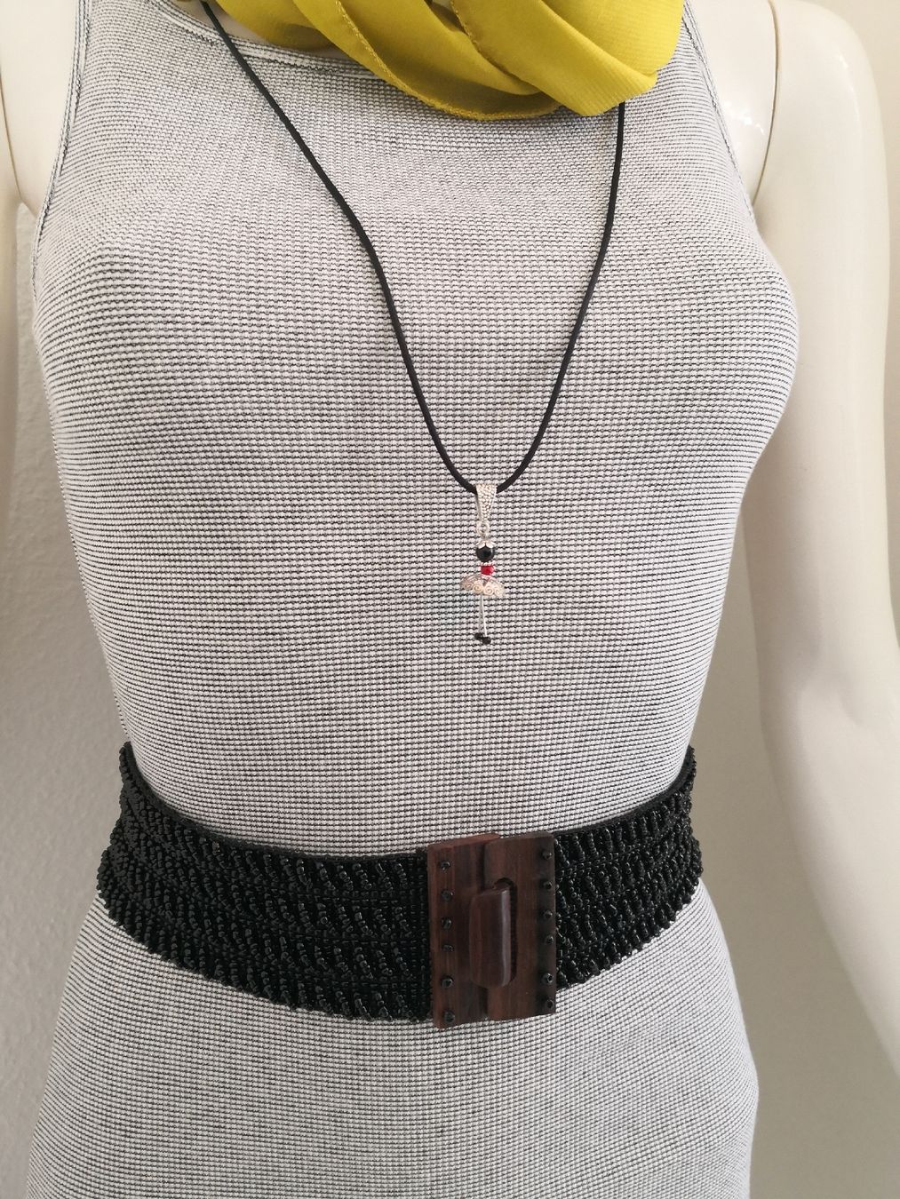 Cinture: 🤩BOHO-CHIC PERLEN-TAILLEN-GÜRTEL SCHWARZ NEU – Nuovo (secondo la descrizione) da Olten venduto da Naja-Twins-Twins 5