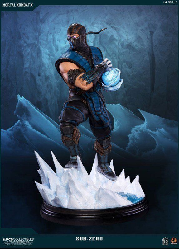 Sculture & Statue: Mortal Kombat Sub-Zero 1/4 Scale Regular Statue – Usato da Au SG venduto da Neltras 2