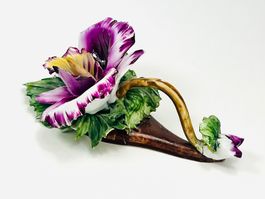 Porzellan Blume CAPODIMONTE 1. Hälfte 20. Jahrhundert