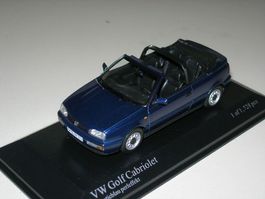 VW Golf Cabriolet 1993 blau * Minichamps 1:43