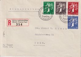 Landesausstellung 1939, R-Brief+++Italienisch