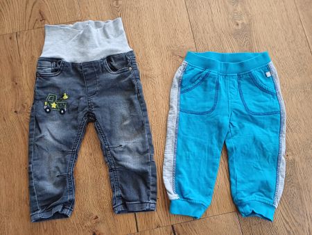 2 Babyhosen Gr. 80 Jeans & Jogginghose
