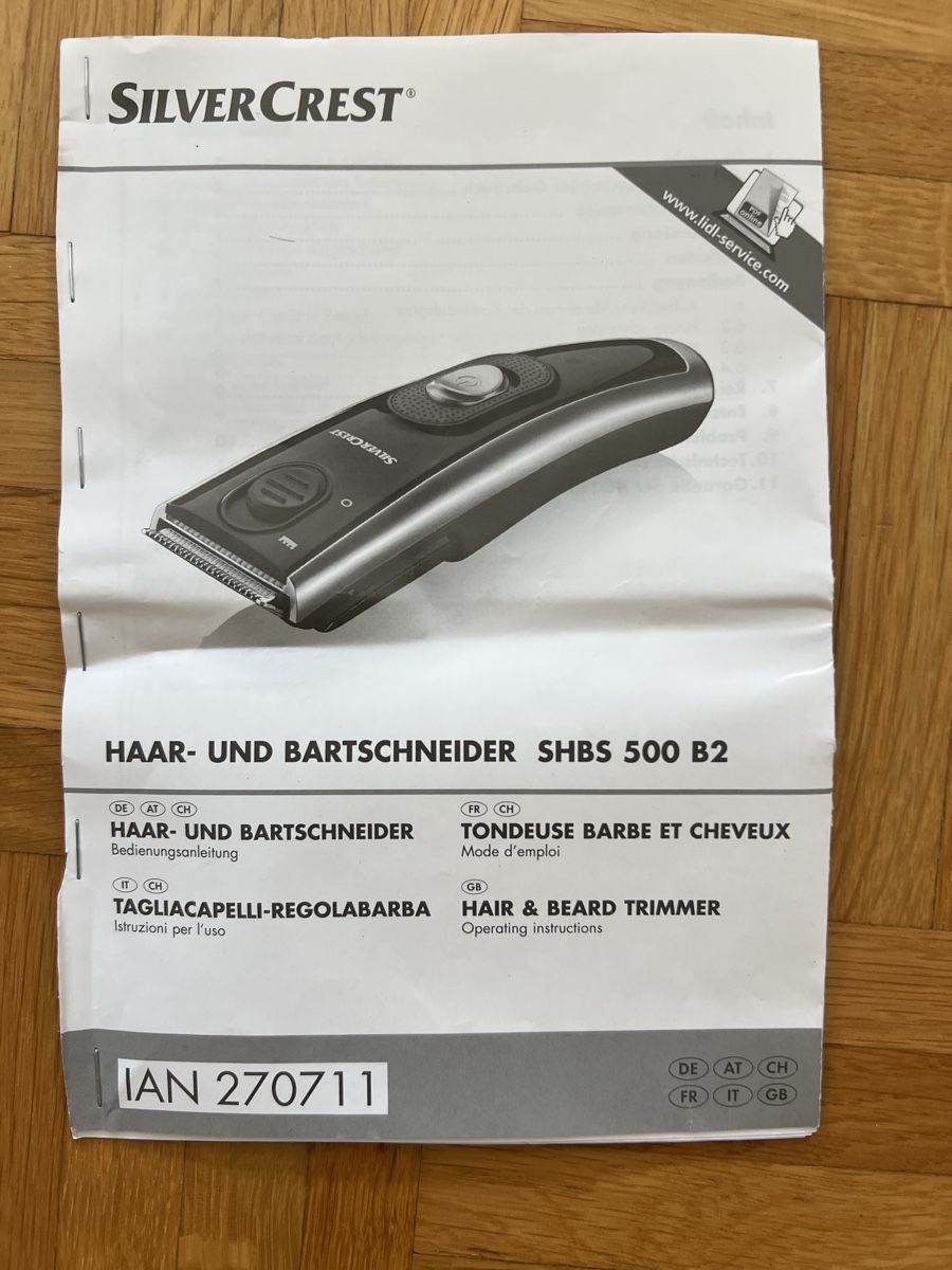 Taglio: SILVERCREST Haar-+Bartschneider, neuwertig  – Nuovo (secondo la descrizione) da Rüschlikon venduto da Picpara 1