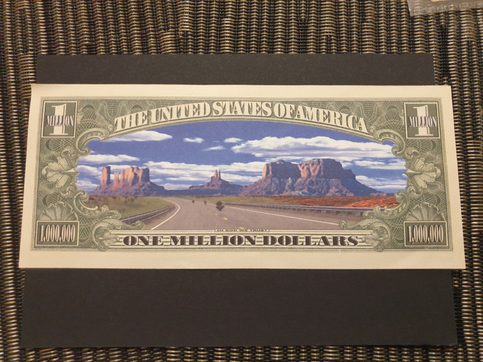 Banconote: USA American Baker 1 million de dollars 2002 – Nuovo (secondo la descrizione) da Versoix venduto da rucio 1