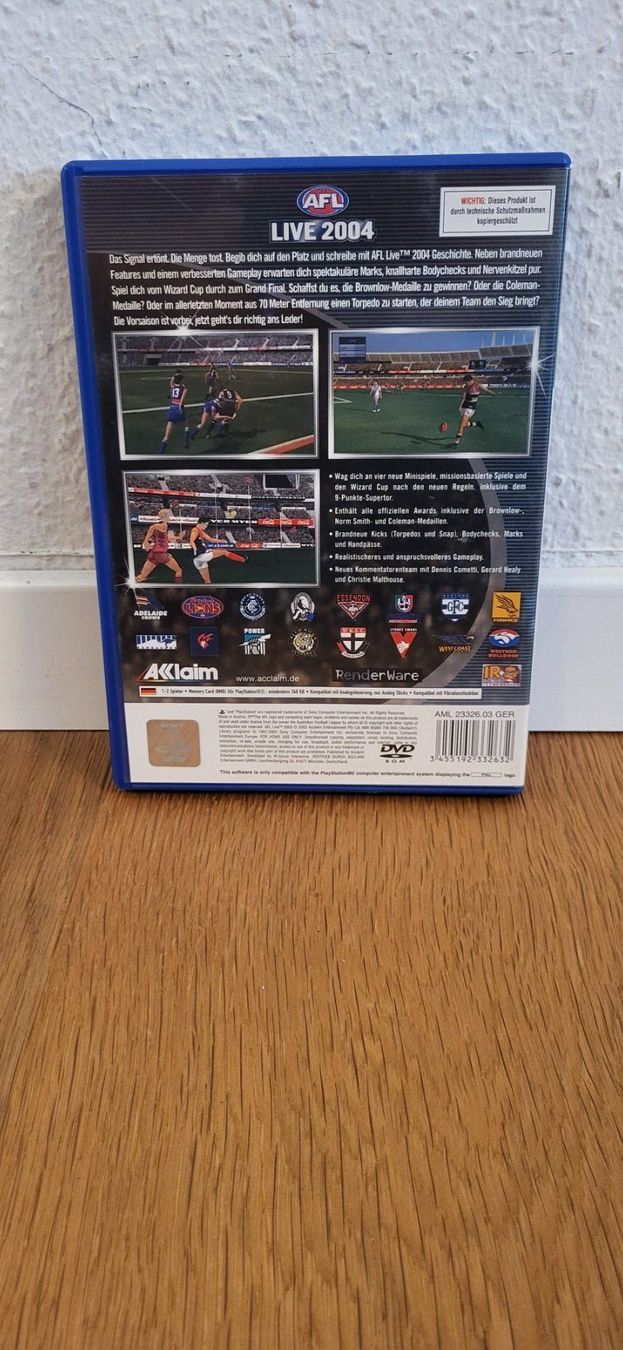 Sony Jeux: PS2 - AFL Live 2004 – D'occasion à Münsingen par DigitaleSpielecke 1
