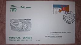 Swissair Funchal - Geneve 01.04.1977