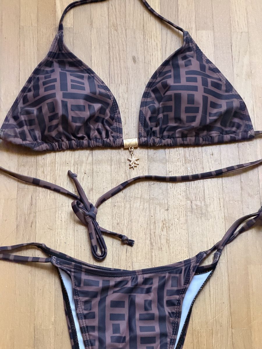 Costumi da bagno & Bikini: Maillot de bain brun 2 pièces  – Nuovo e nell'imballaggio originale da Le Lignon venduto da Ana2831 1