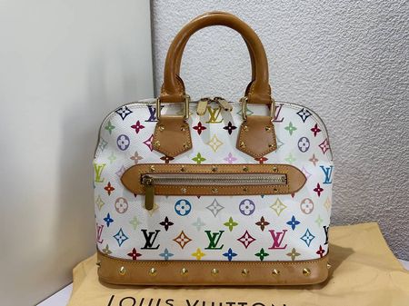 Louis Vuitton Monogram Multicolor Alma Bag Takeshi Murakami