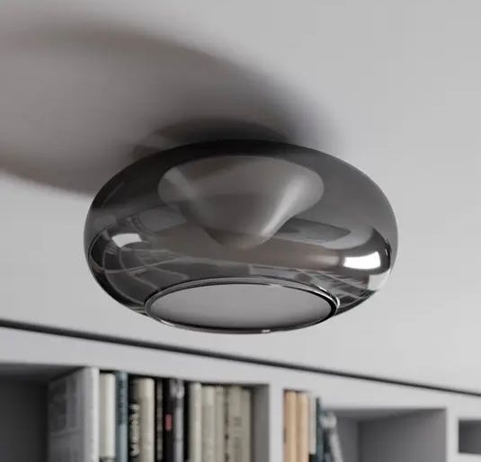 Lampadari & plafoniere: AKTION Glas-LED-Deckenlampe Mijo in Rauchgrau – Nuovo e nell'imballaggio originale da Basel venduto da Seifehuesli 2