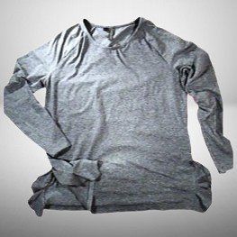 👕 Langarm-Shirt RAINBOW mit Rüschen, Grau 🩶💫