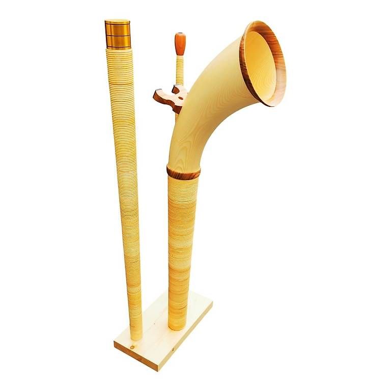 Strumenti musicali: Cor des alpes / Alphorn – Usato da Lavey-Village venduto da Morisod.O 3