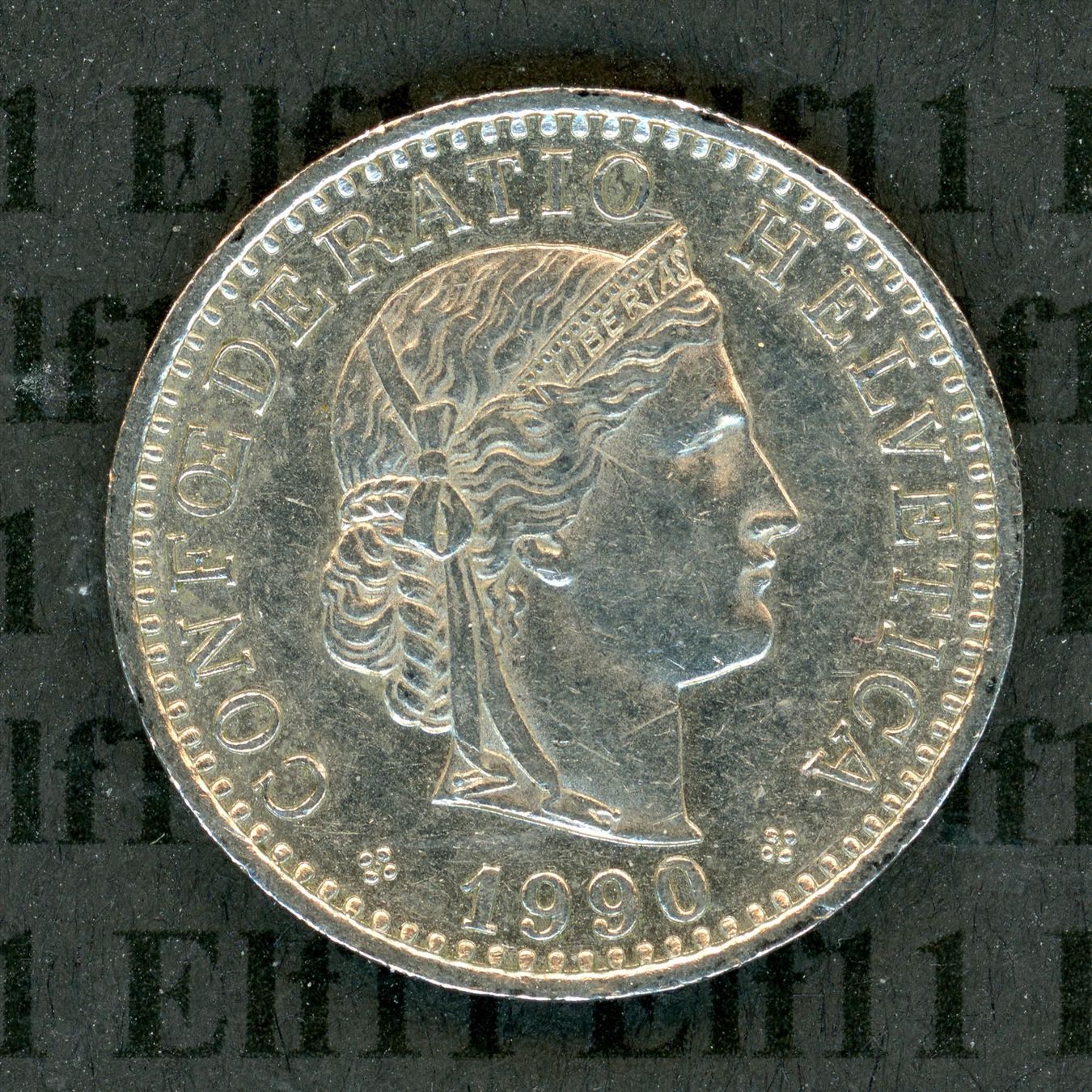 Tutti le monete: CHF___0.20 1990 vz 20 Rappen – Usato da Widnau venduto da Elf11
