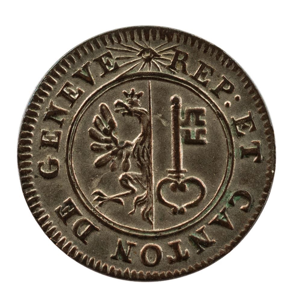 Tutti le monete: Genf 6 Deniers 1819 – Usato da Rotkreuz venduto da Swiss-Coins