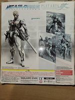 Figurine Play Arts Kai Raiden White Armor Ver Metal Gear Ris