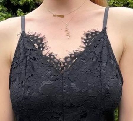 Glamour Top di bell pizzo-tgM/L-feste👌🏼vacanze