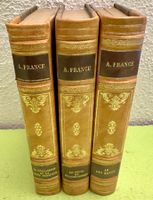 3 x Anatole France: Lys rouge. Sylvestre Bonnard. Rôtisserie