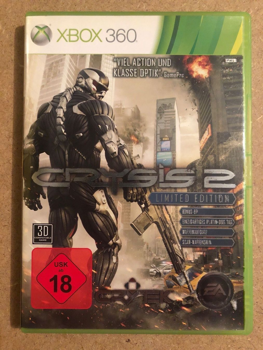 Spiele: Crysis 2 für Xbox 360 – Gebraucht aus Kestenholz von Mad18