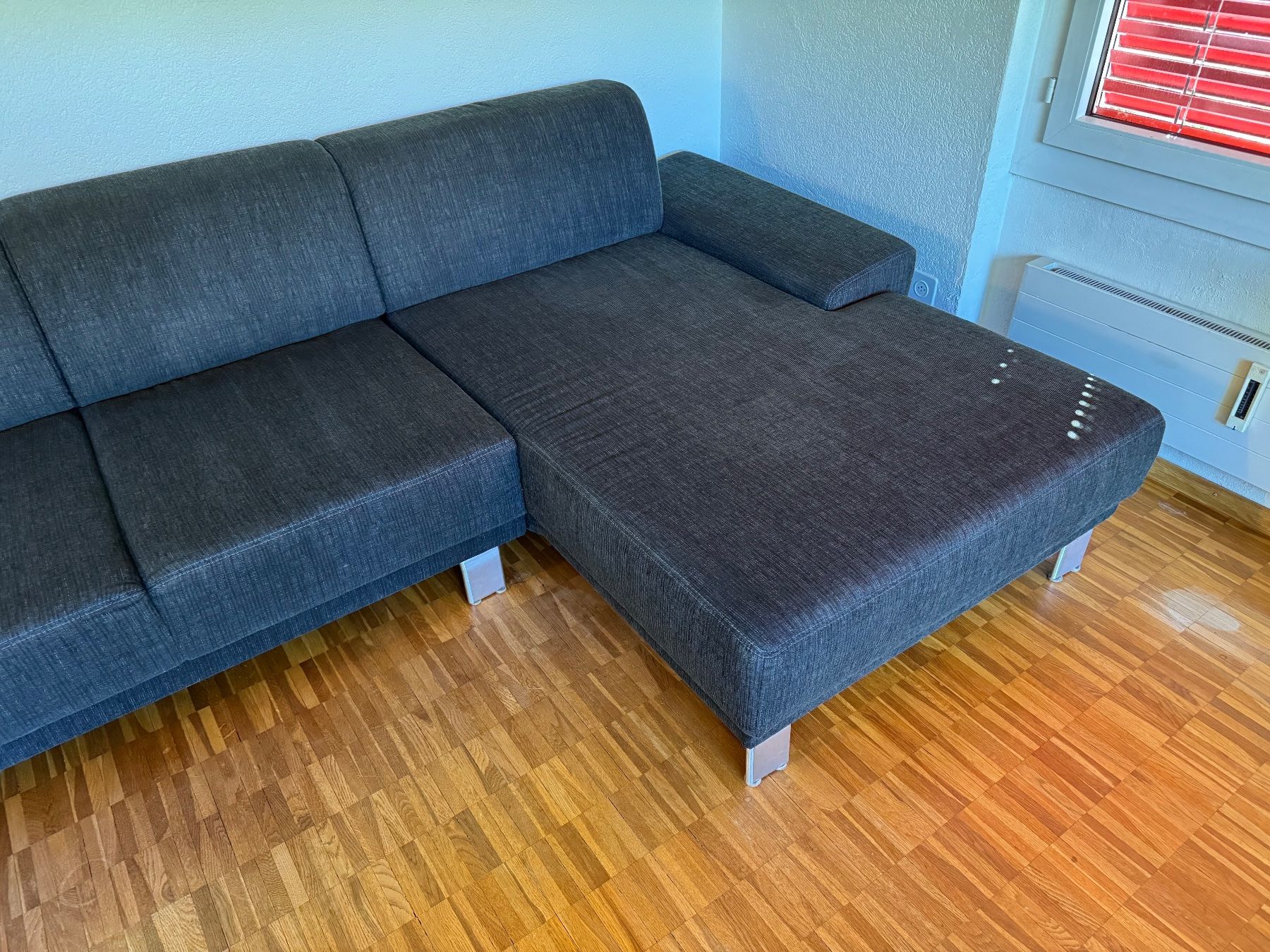 Divani: U-Sofa dunkelgrau – gebraucht – Usato da Hölstein venduto da Bri4nK 4