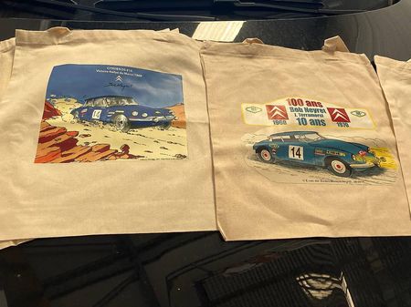 Lot de 2 Tote-Bags : Citroën Maroc et Citroën 100 ans