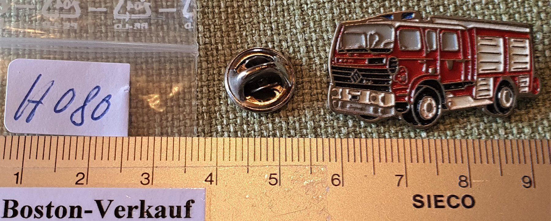 Placchette & Badge: H080 Pin Feuerwehr Auto - Feuerwehrauto – Usato da Reinach BL venduto da Boston-Verkauf 1