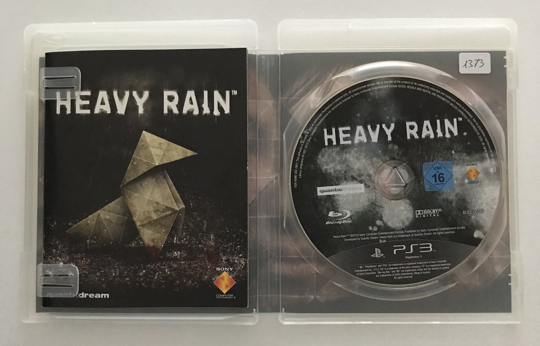 Giochi: PS3 - Heavy Rain – Usato da Allschwil venduto da Bullach 1
