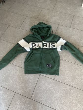 Jordan Paris Hoodie, Grün/Weiss, Top Zustand, Gr. S