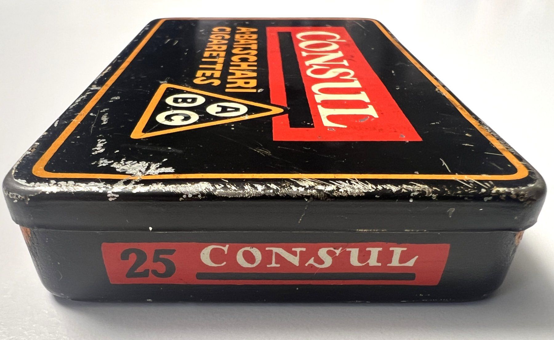 Barattoli: Antike Consul Zigaretten Dose A. Batscharis, Vintage! – Usato da Rothrist venduto da Brandystar 4