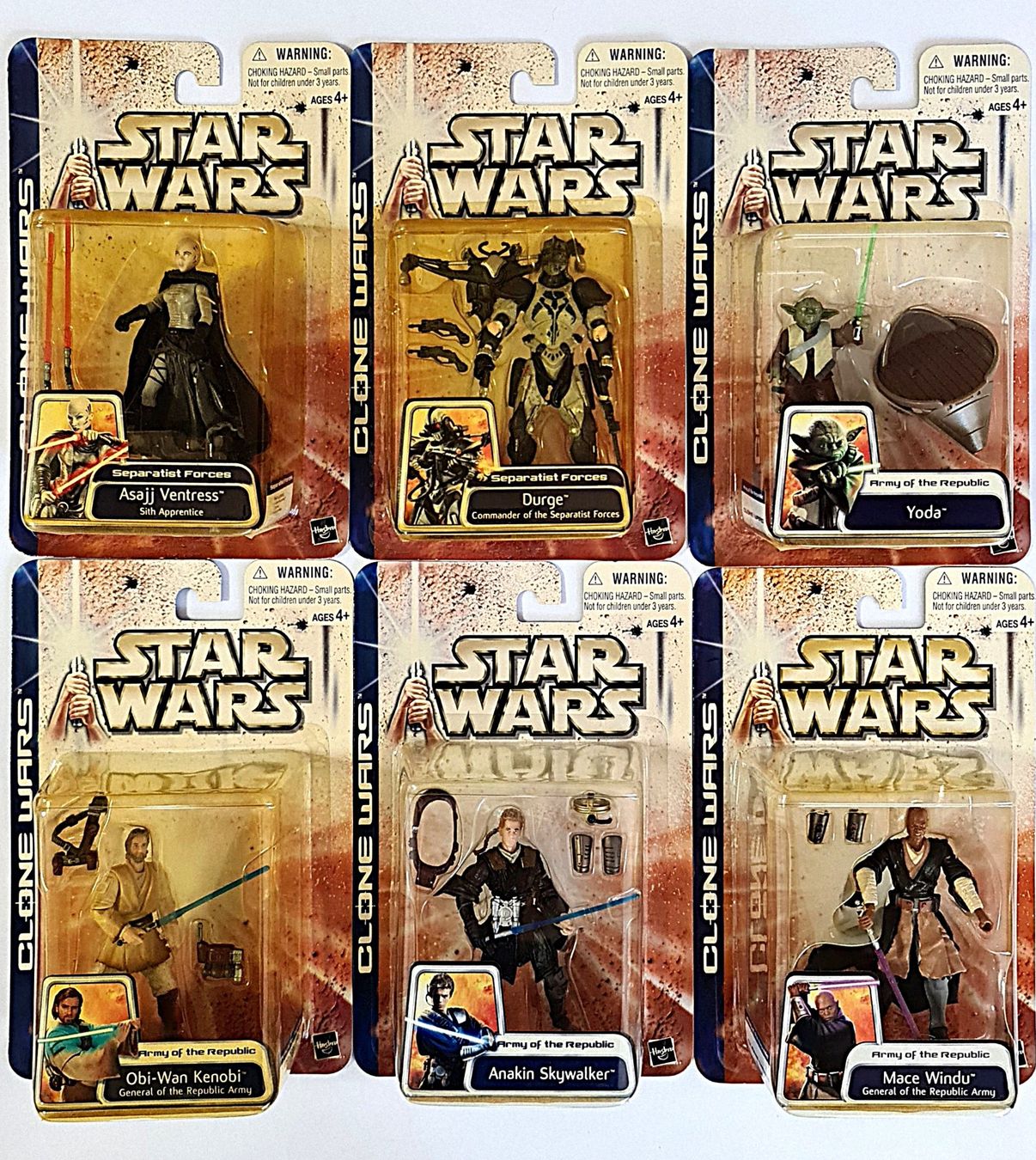 Star Wars Statuette: Star Wars Clone Wars Action Figuren, Originalverpackt! – Usato da Duggingen venduto da nad_6yzh