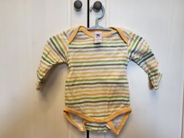Alles ab 1CHF: Langarm Body gestreift, Gr. 56
