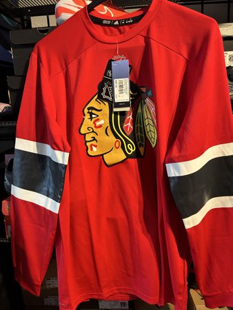 Adidas NHL Chicago Blackhawks Shirt Grösse M Neuwertig