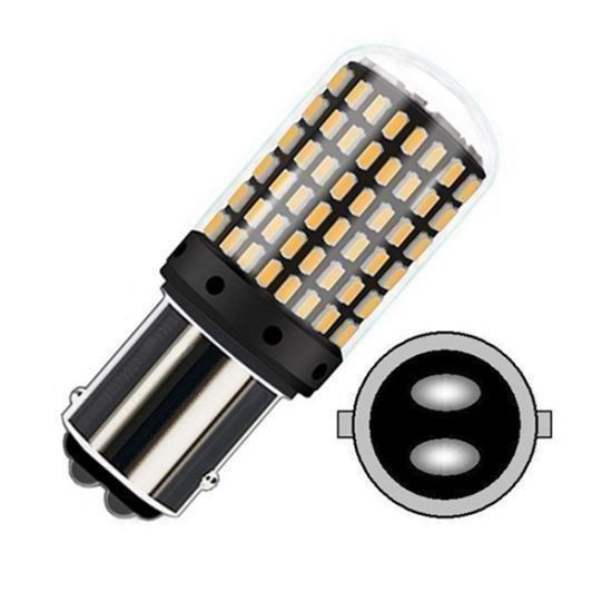 2* Ba15s R5W SMD Parklicht LED Glühlampe Autolampe Birne Kugelbirne Rücklicht