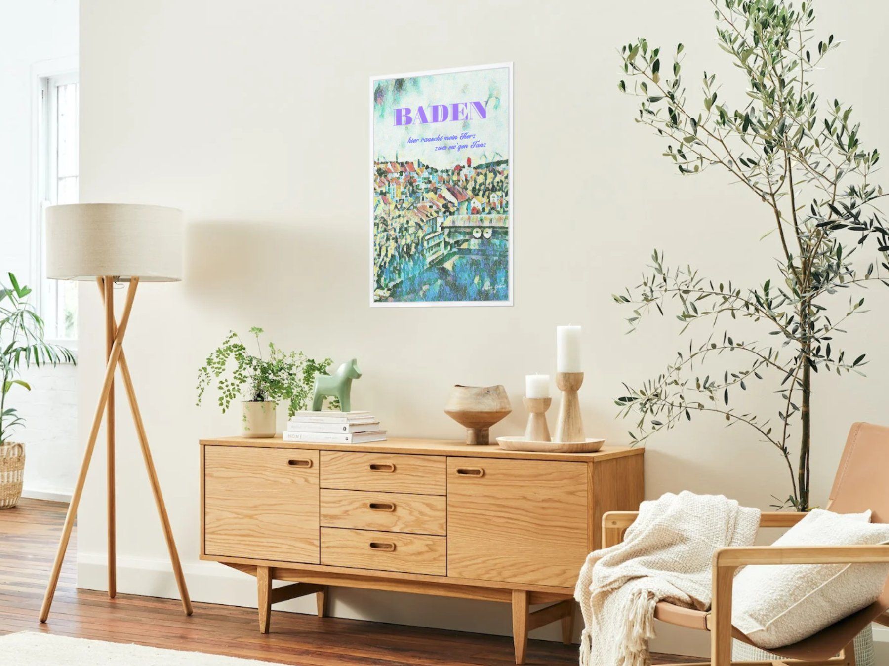 Foto & Immagini: Poster: Stadt Baden. Alles Liebe, Schweiz – Nuovo e nell'imballaggio originale da Zürich venduto da Posterrama 5