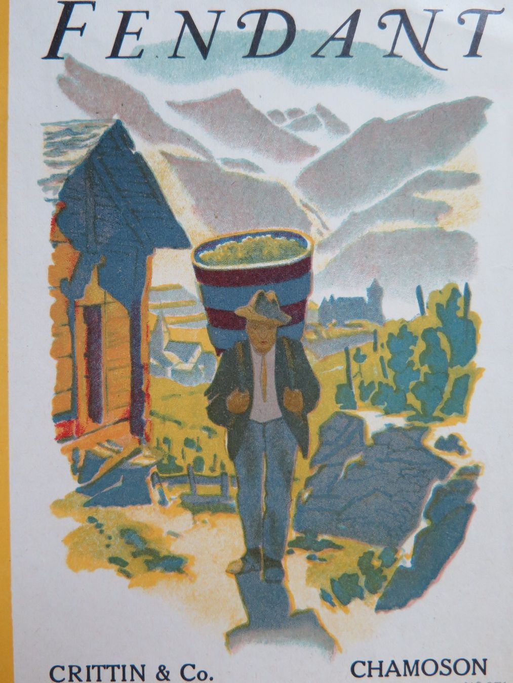 Bevande alcoliche: FENDANT - CHAMOSON - WEINETIKETTE - WEIN - WINZER - REBE – Usato da Wittenbach venduto da lipasal 1