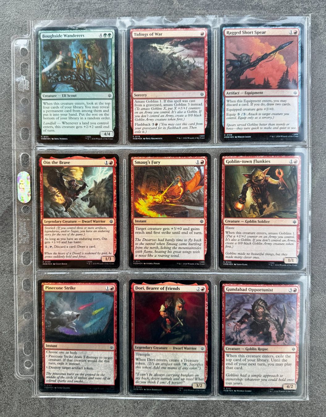 Magic The Gathering Sammelbilder & Trading cards: The Hobbit Foil Commons 63stk. – Neu (gemäss Beschreibung) aus Rechthalten von hosme_be 2