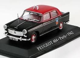 PEUGEOT 404 TAXI PARIS 1962 1:43 ALTAYA