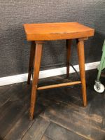 Antiker Hocker aus Fabrik, Industrial Original