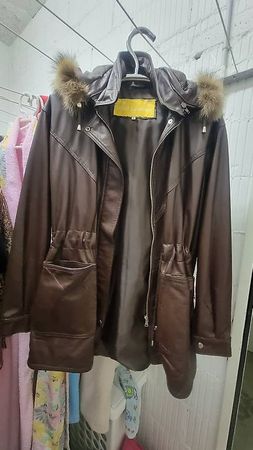 echte Leder Damen Jacke Gr. 42