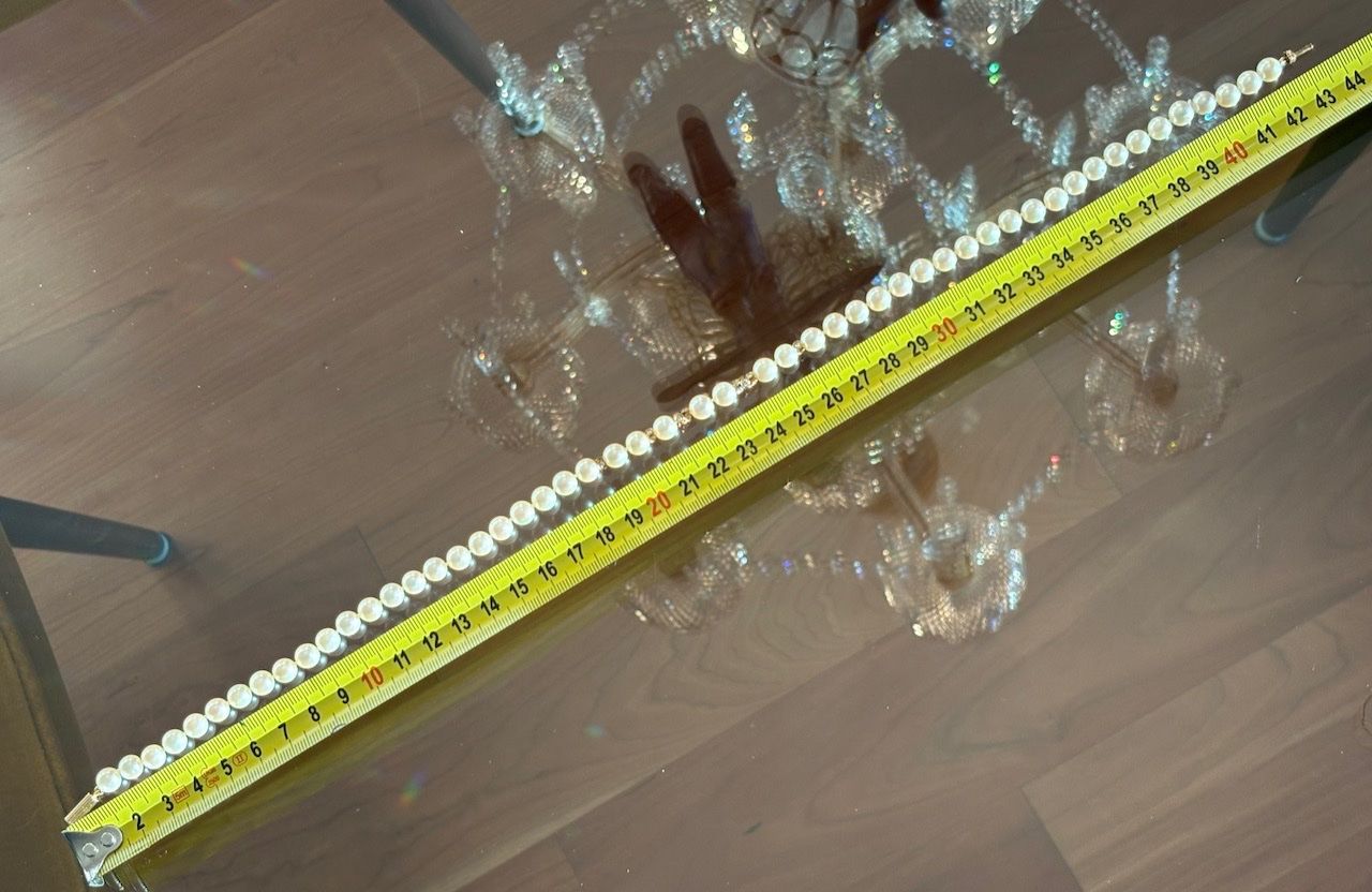 Catenine: Süsswasser-Perlenkette mit 24 Brillanten – Usato da Rütihof venduto da Bashful 8